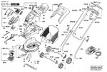 Bosch 3 600 H81 706 ROTAK 36 LI H Lawnmower Spare Parts